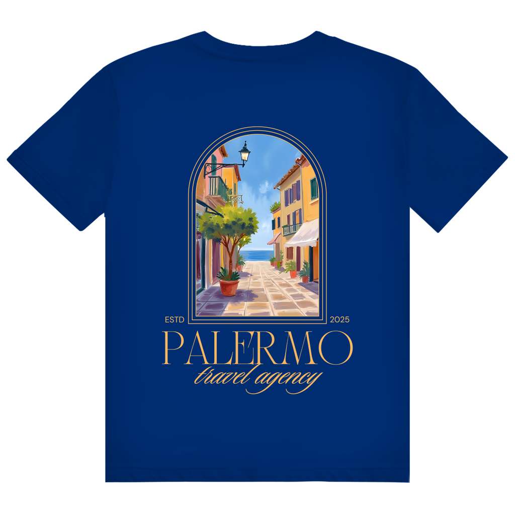 Herren Heavy Cotton T-Shirt Palermo. New/ Design  Rückseite