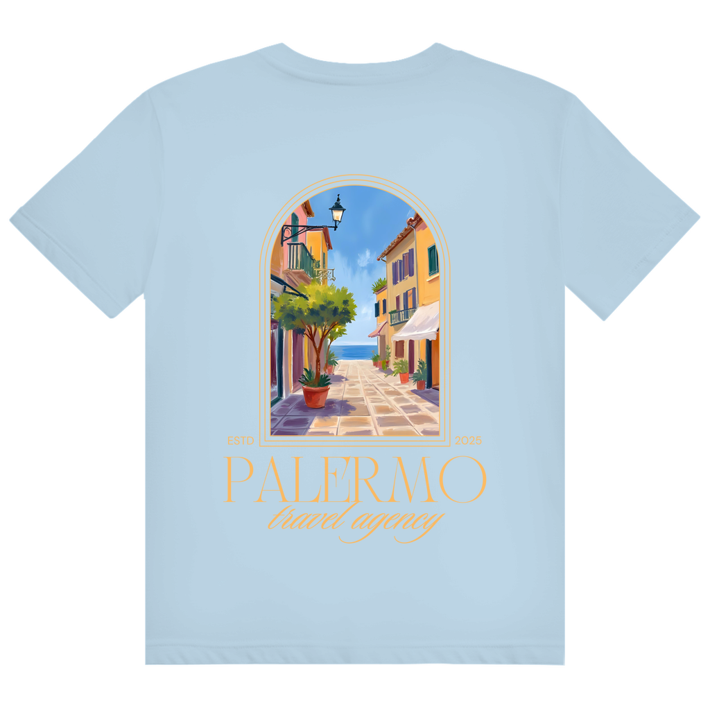 Herren Heavy Cotton T-Shirt Palermo. New/ Design  Rückseite
