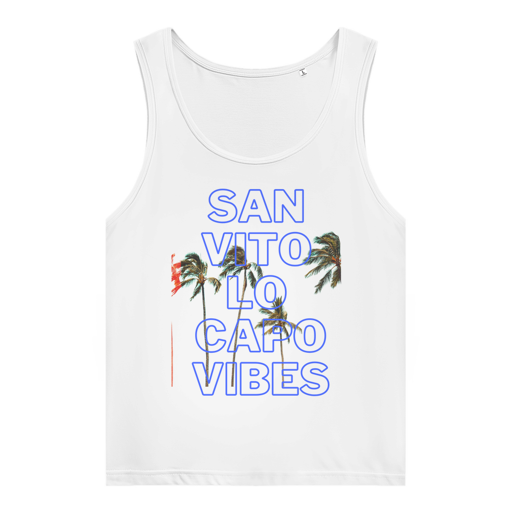 Damen Premium Organic Tank Top San Vito lo capo Vibes