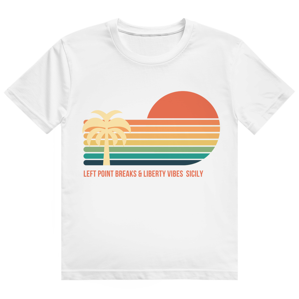 Herren Heavy Cotton T-Shirt Sicilian Summer Surf Tshirt
