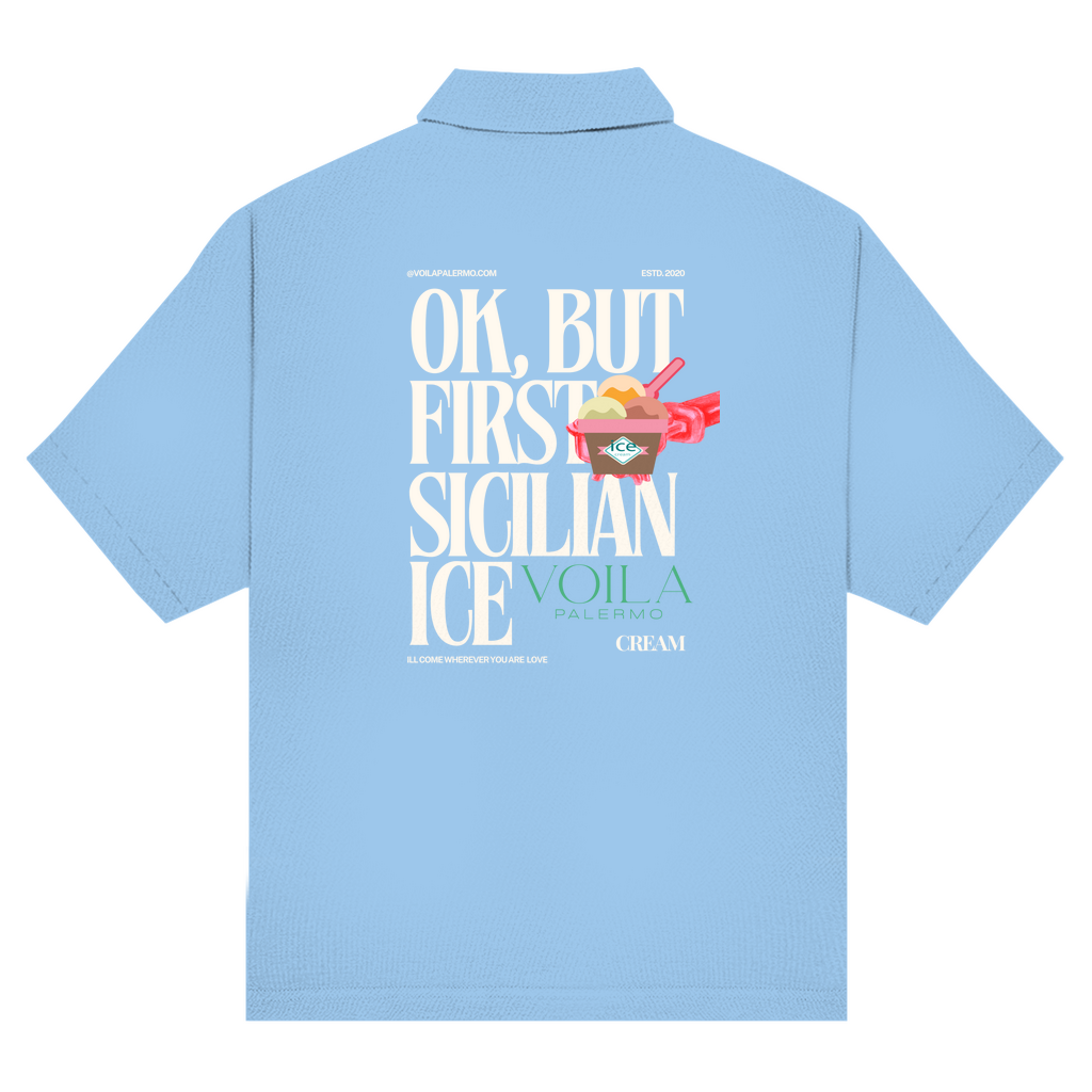 Unisex Poloshirt Ok but first Sicilian Ice