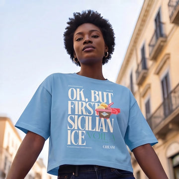 Sicilian Ice Cream Crop Top