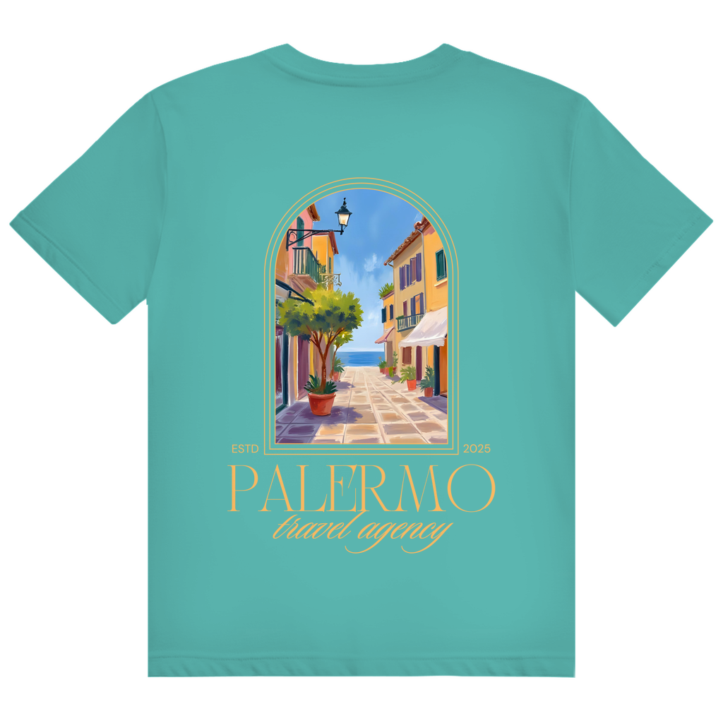 Herren Heavy Cotton T-Shirt Palermo. New/ Design  Rückseite