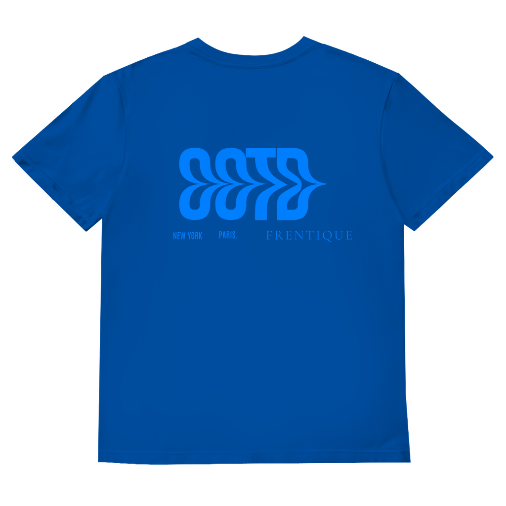 Herren Basic V-Neck T-Shirt Design New York/  Paris/ Frentique/