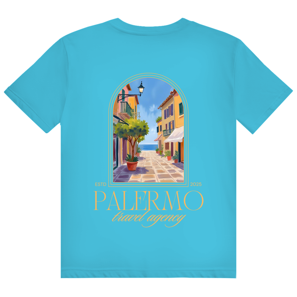 Herren Heavy Cotton T-Shirt Palermo. New/ Design  Rückseite