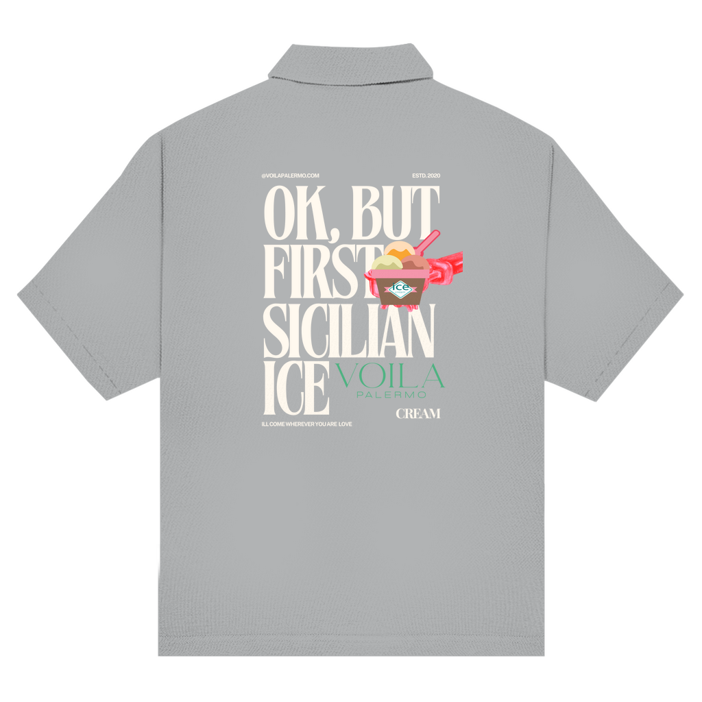 Unisex Poloshirt Ok but first Sicilian Ice