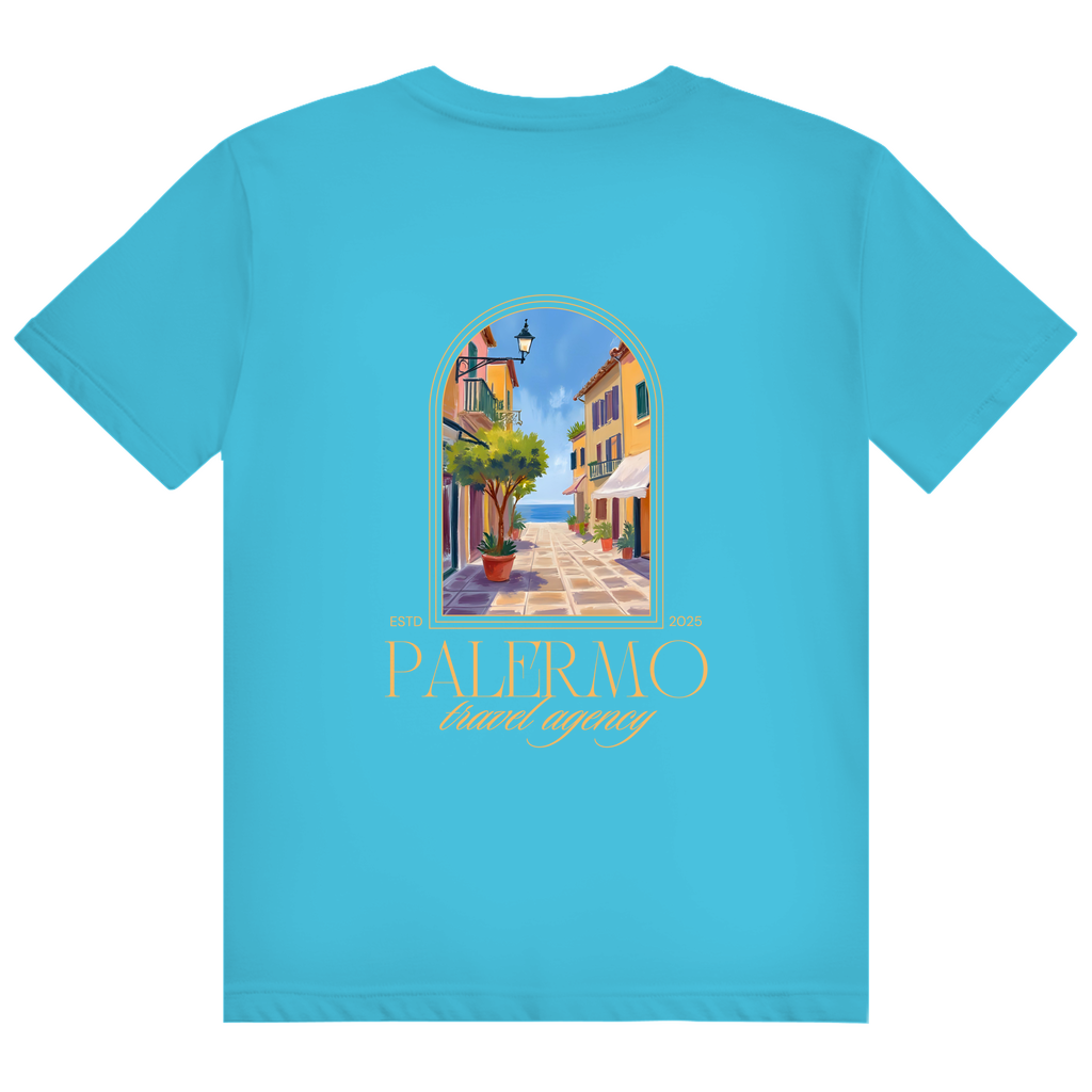 Herren Heavy Cotton T-Shirt Palermo. New/ Design  Rückseite