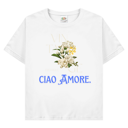 Ciao Amore Oversized Crop Top
