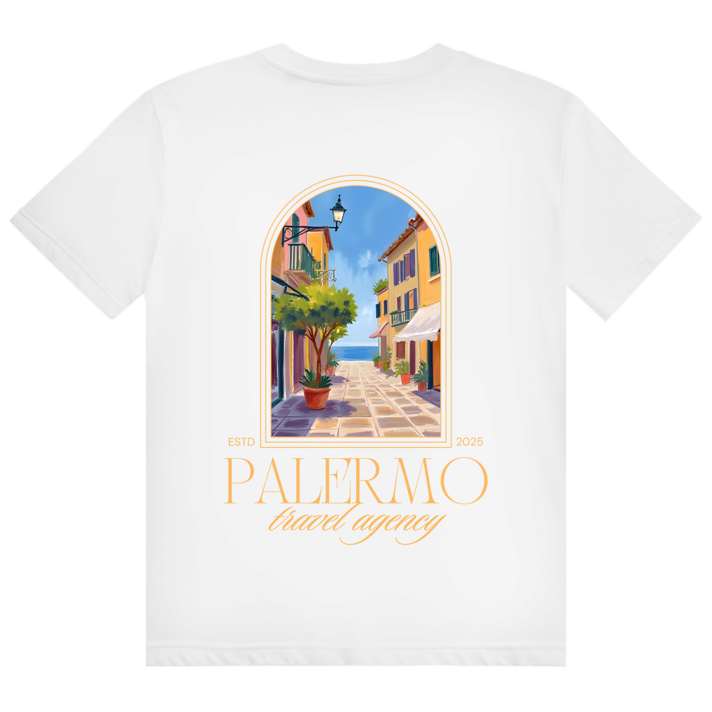 Herren Heavy Cotton T-Shirt Palermo. New/ Design  Rückseite
