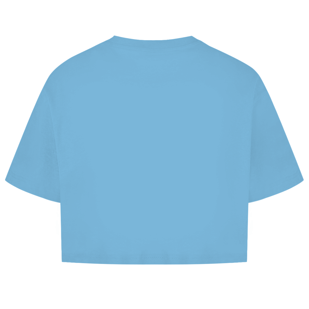 Damen Oversize Crop Top Palermo nights