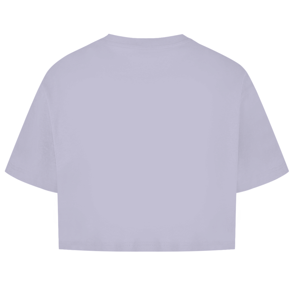 Damen Oversize Crop Top Mondello Beach