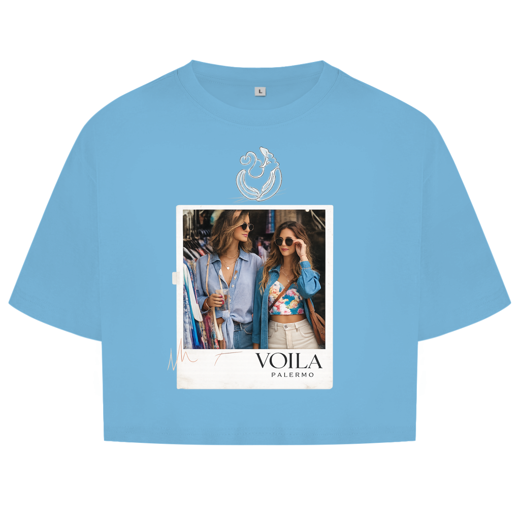 Voila Essential Crop Top Palermo cute – . Perfekt für Coffee Dates, City Walks oder den nächsten Insta-Post 📸
