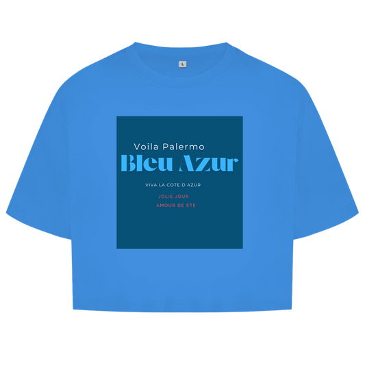 Crop Top Bleu Azur