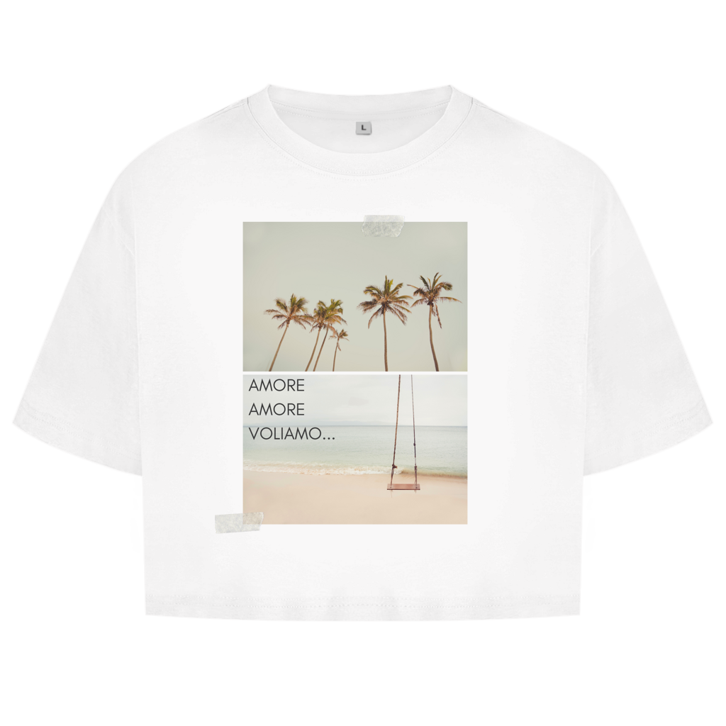 Crop Top Amore Amore Voliamo