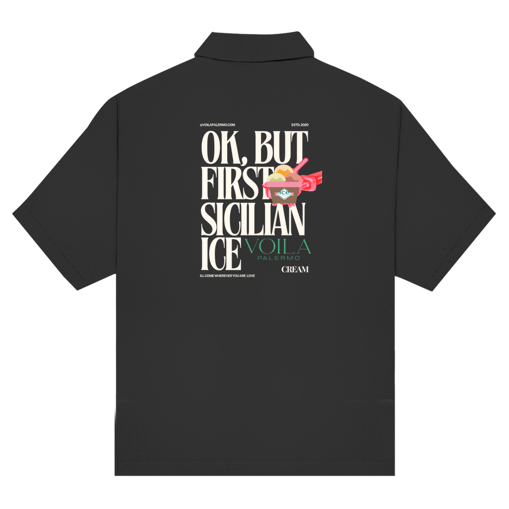 Unisex Poloshirt Ok but first Sicilian Ice