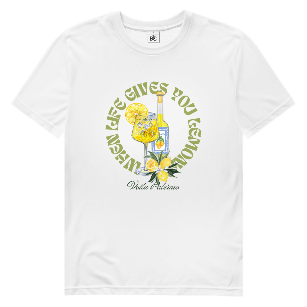 Herren Premium Bio T-Shirt Lemon Design