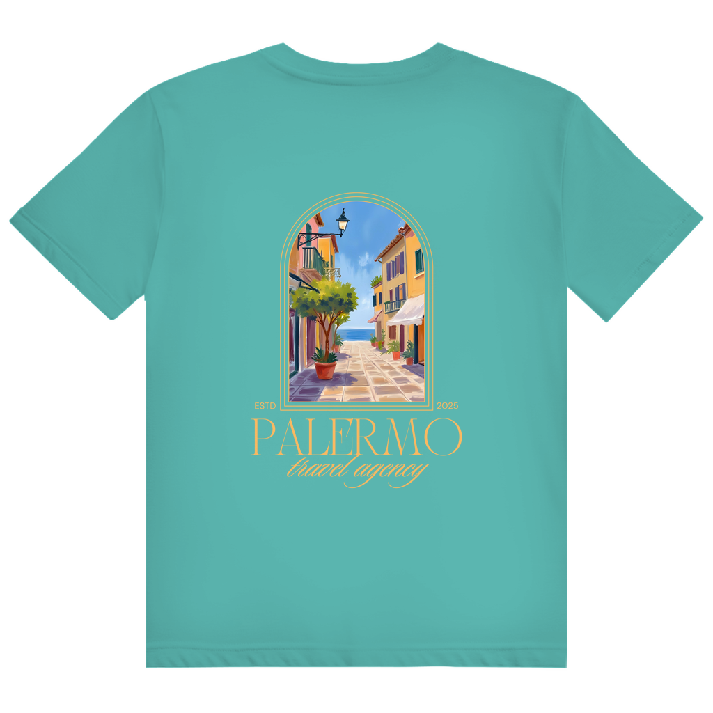 Herren Heavy Cotton T-Shirt Palermo. New/ Design  Rückseite