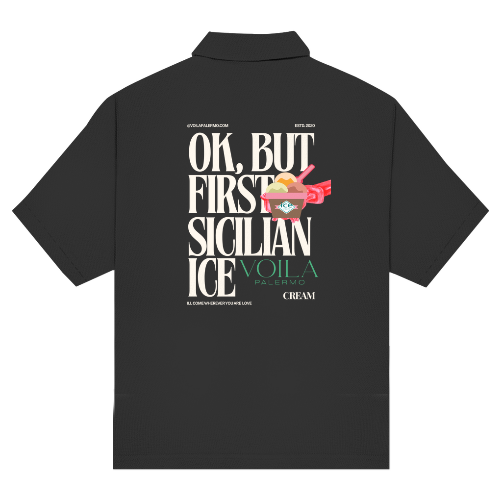 Unisex Poloshirt Ok but first Sicilian Ice