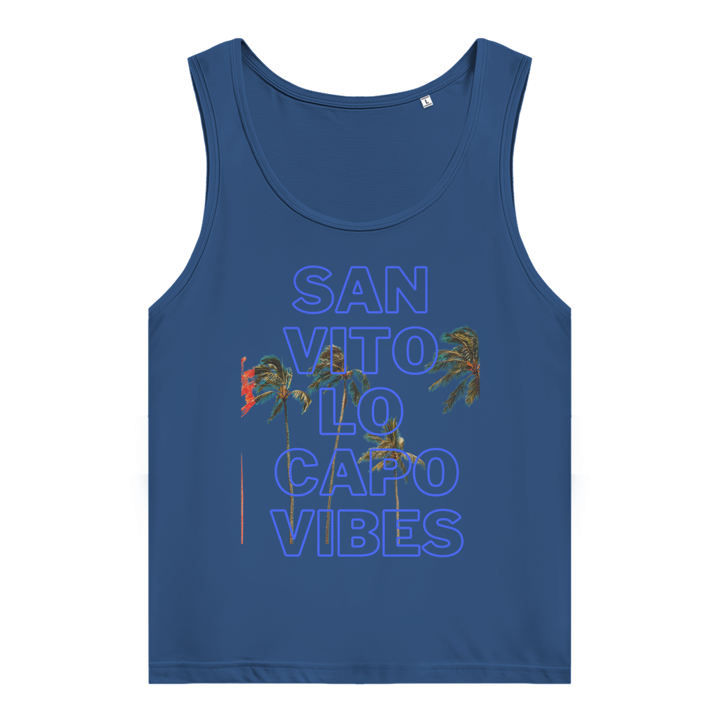 Damen Premium Organic Tank Top San Vito lo capo Vibes