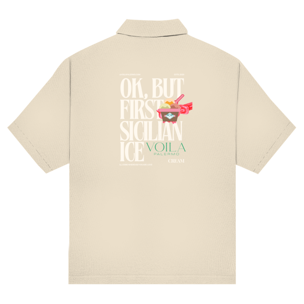 Unisex Poloshirt Ok but first Sicilian Ice