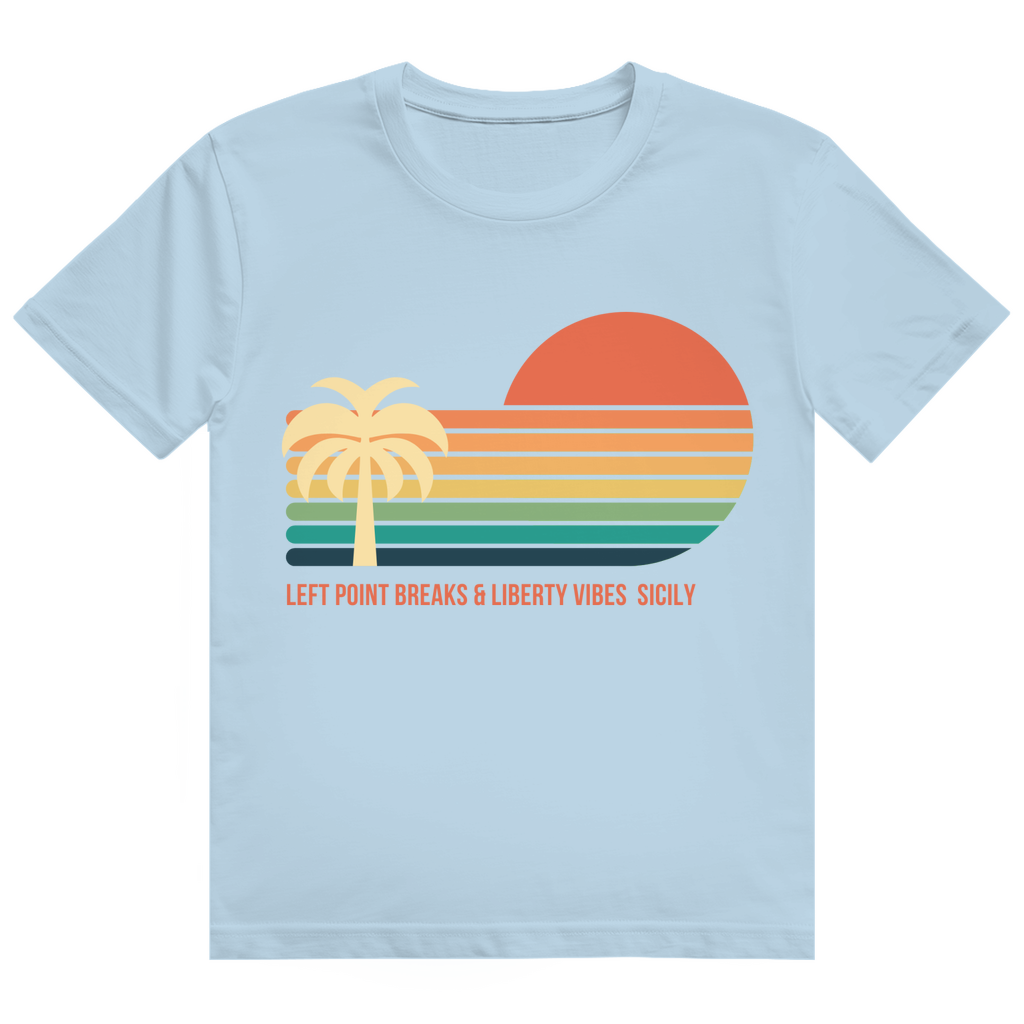 Herren Heavy Cotton T-Shirt Sicilian Summer Surf Tshirt