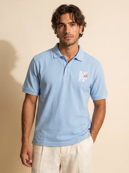 Poloshirt Ok but first Sicilian Ice