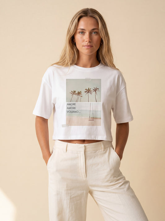 Crop Top Amore Voliamo